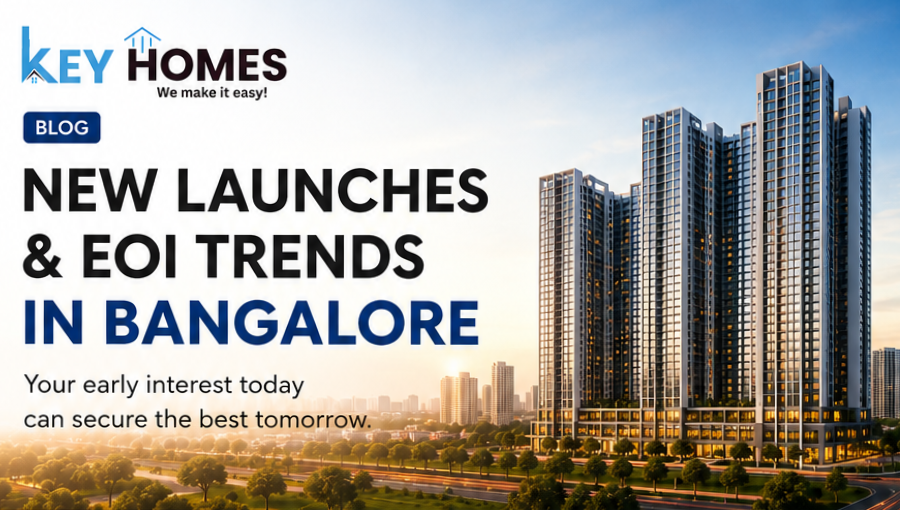 New launch properties in Bangalore and EOI pre-launch real estate projects